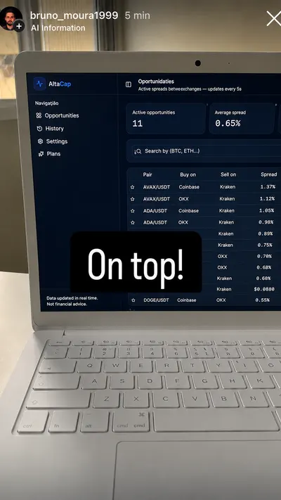 AltCap user story