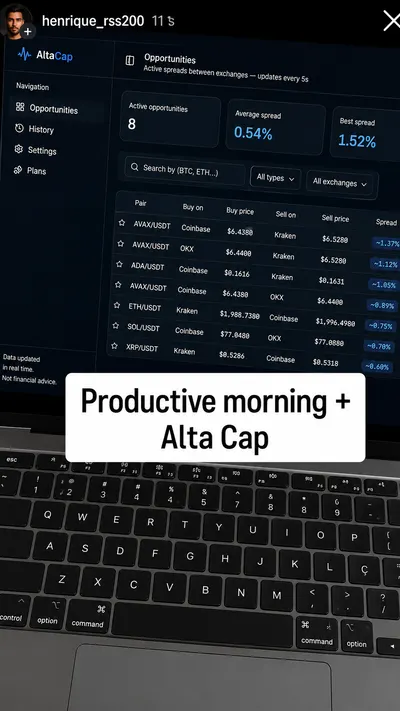 AltCap user story